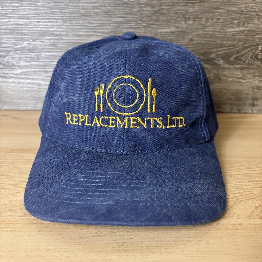 Vintage Replacements Ltd Hat Cap Strap Back Blue Embroidered Mens